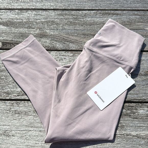 Lululemon Align Crop 21" Smoky Blush size 4 NWT LEGGING - Picture 1 of 6